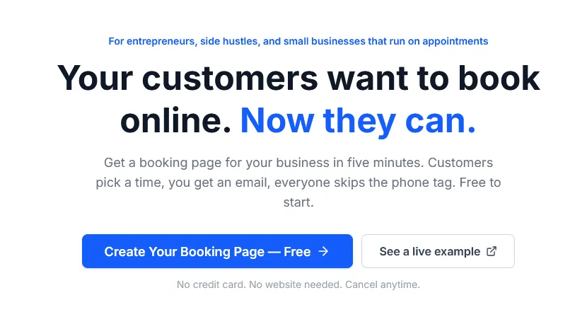 BookLocally — interface screenshot