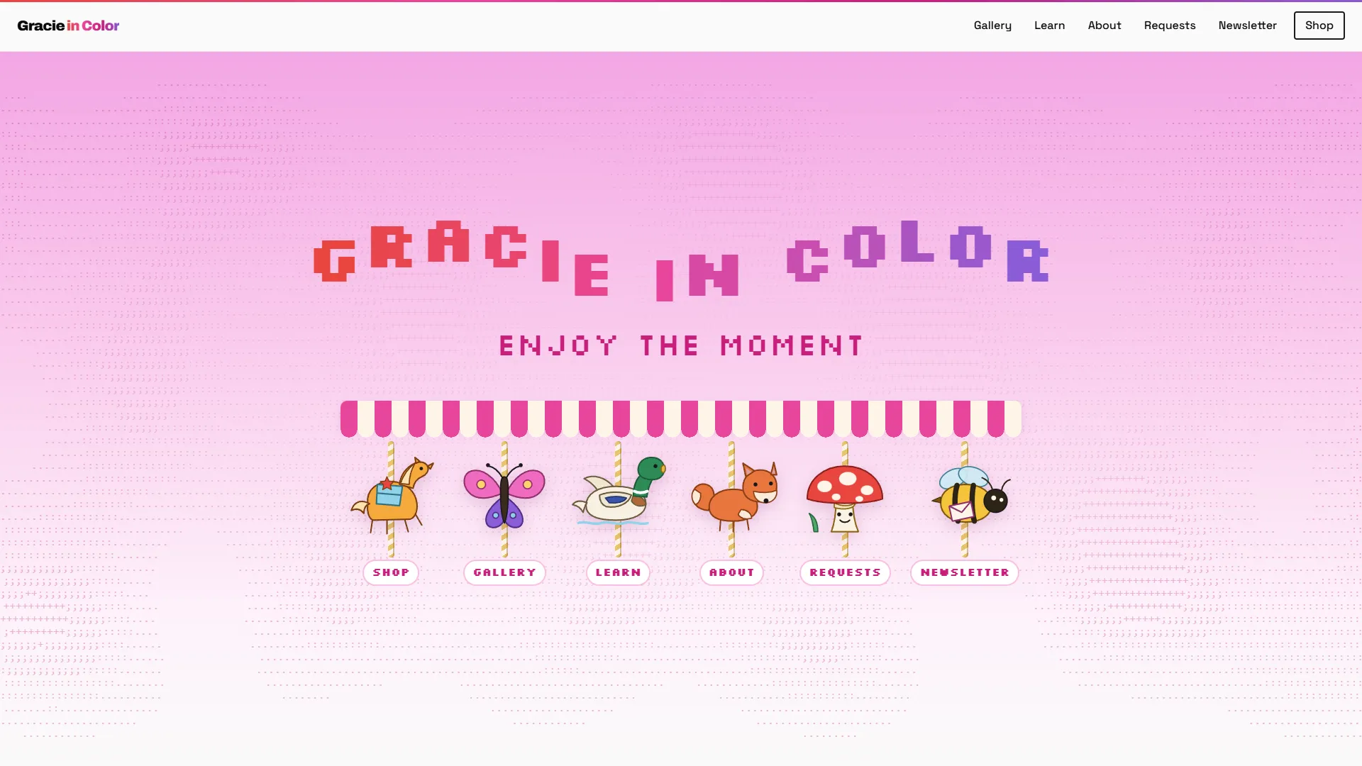 The Gracie in Color home page